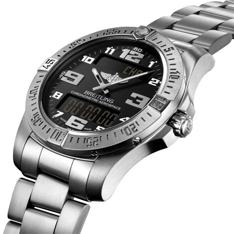 breitling watch titanium|Breitling aerospace titanium.